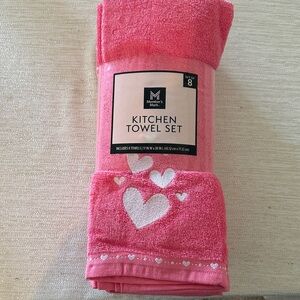 Member's Mark Pink Kitchen Towel Set